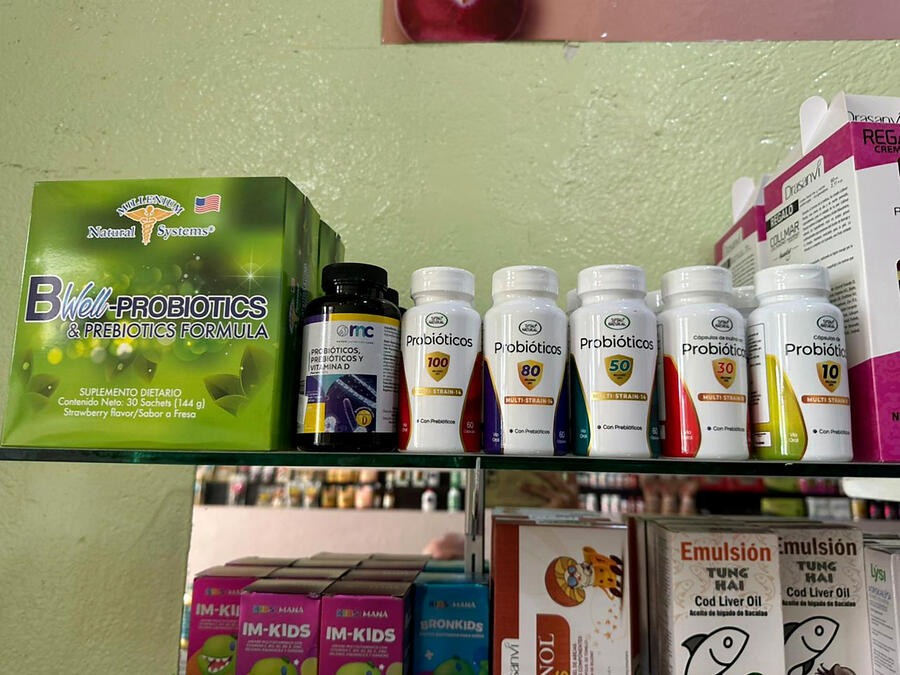 Interior y productos de Macrobiótica El SOL