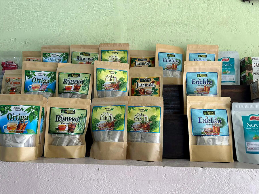 Interior y productos de Macrobiótica El SOL