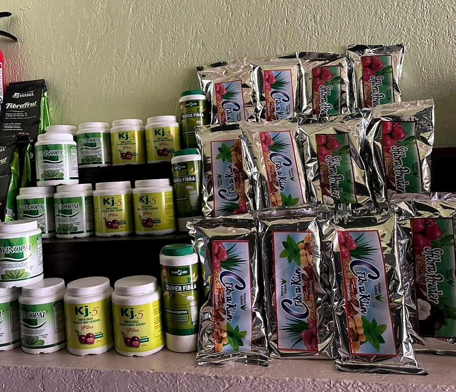 Interior y productos de Macrobiótica El SOL